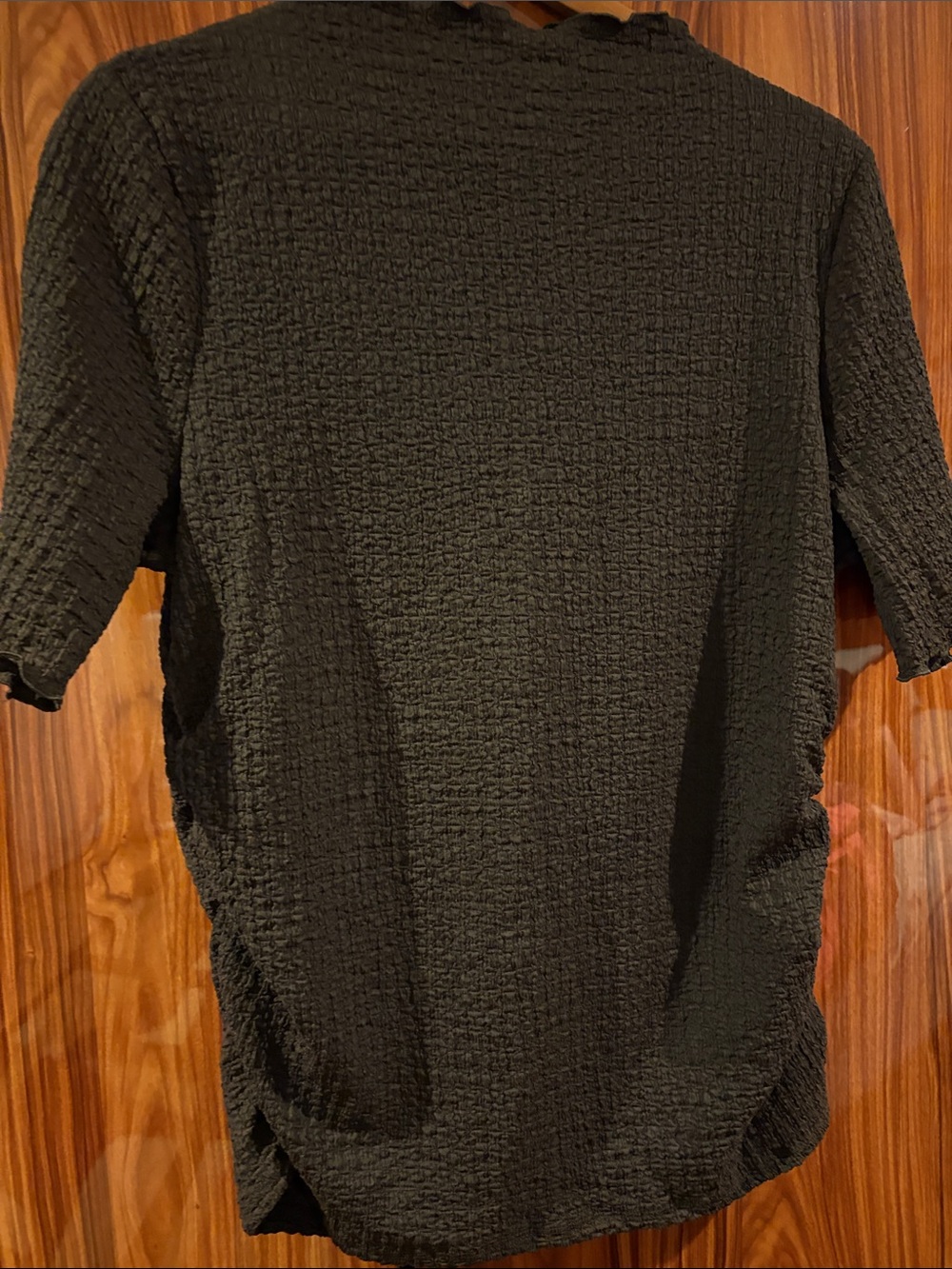 a new day Black Textured Short-Sleeve Tee